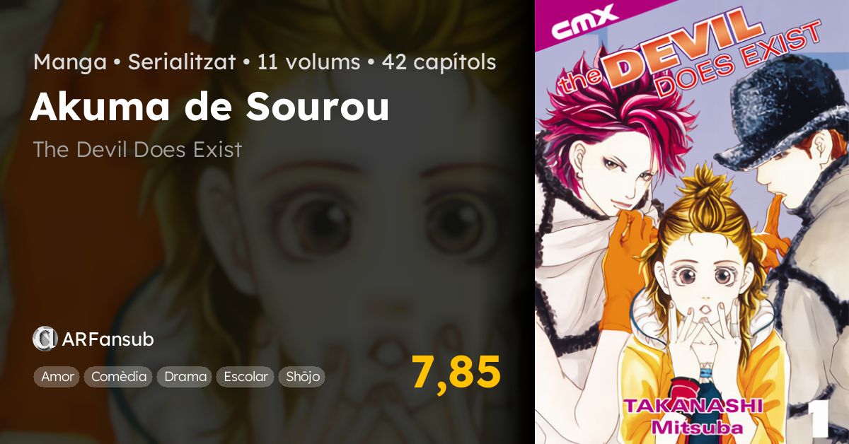 Akuma de Sourou | Manga en català | Fansubs.cat